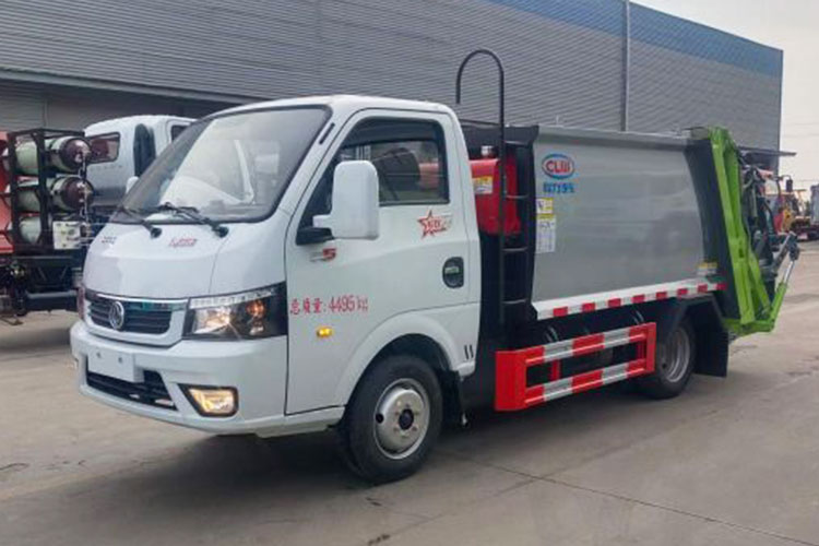 東風途逸藍牌垃圾壓縮車生產廠家